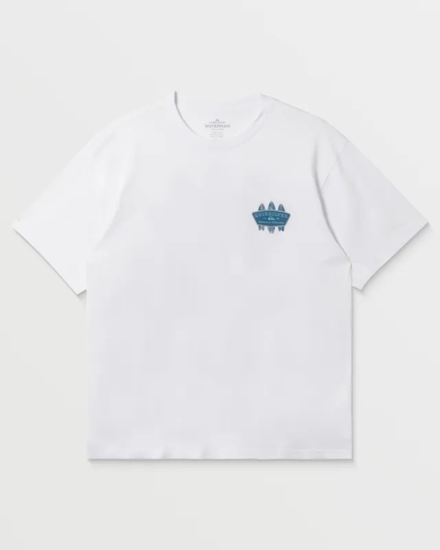 Waterman Twinz T-Shirt - White sold by Quiksilver