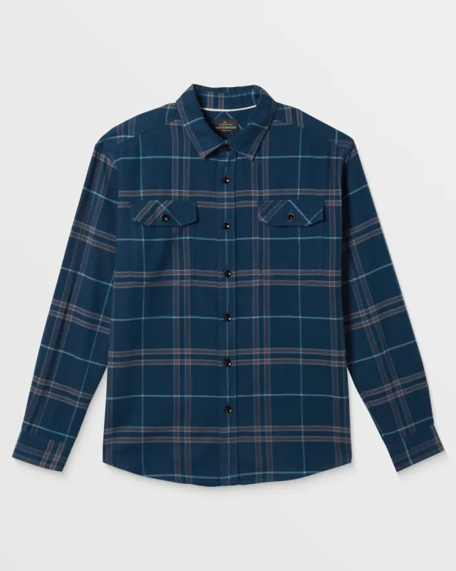 Waterman Surf Check Flannel - Majolica Surf Check sold by Quiksilver