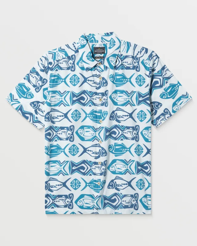Waterman Band O Fish Shirt - White sold by Quiksilver