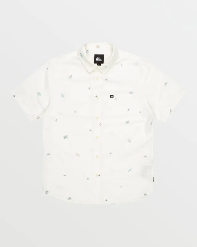 Apero Tropic Mini Classics Short Sleeve Shirt - Marshmellow sold by Quiksilver