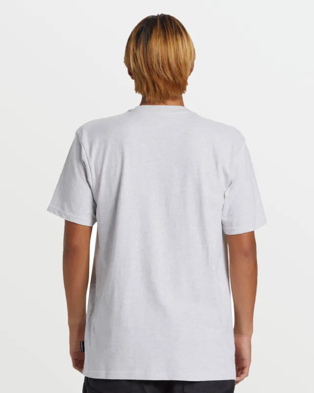 Salt Water Pocket Tee T-Shirt - Snow White Heather sold by Quiksilver