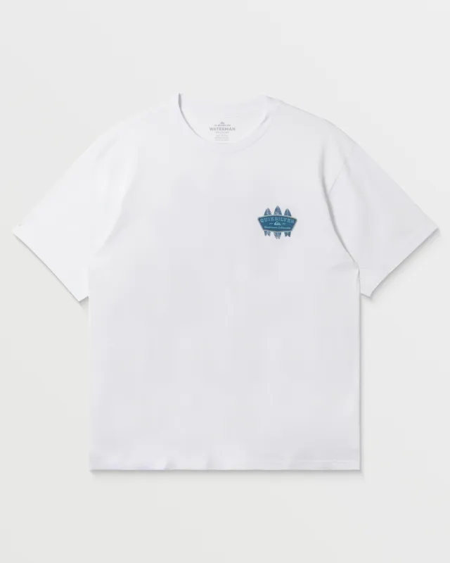 Waterman Twinz T-Shirt - White sold by Quiksilver