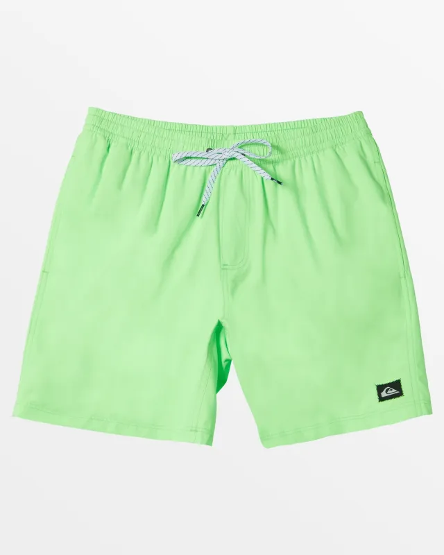 Everyday Solid 15" Swim Trunks - Green Gecko sold by Quiksilver