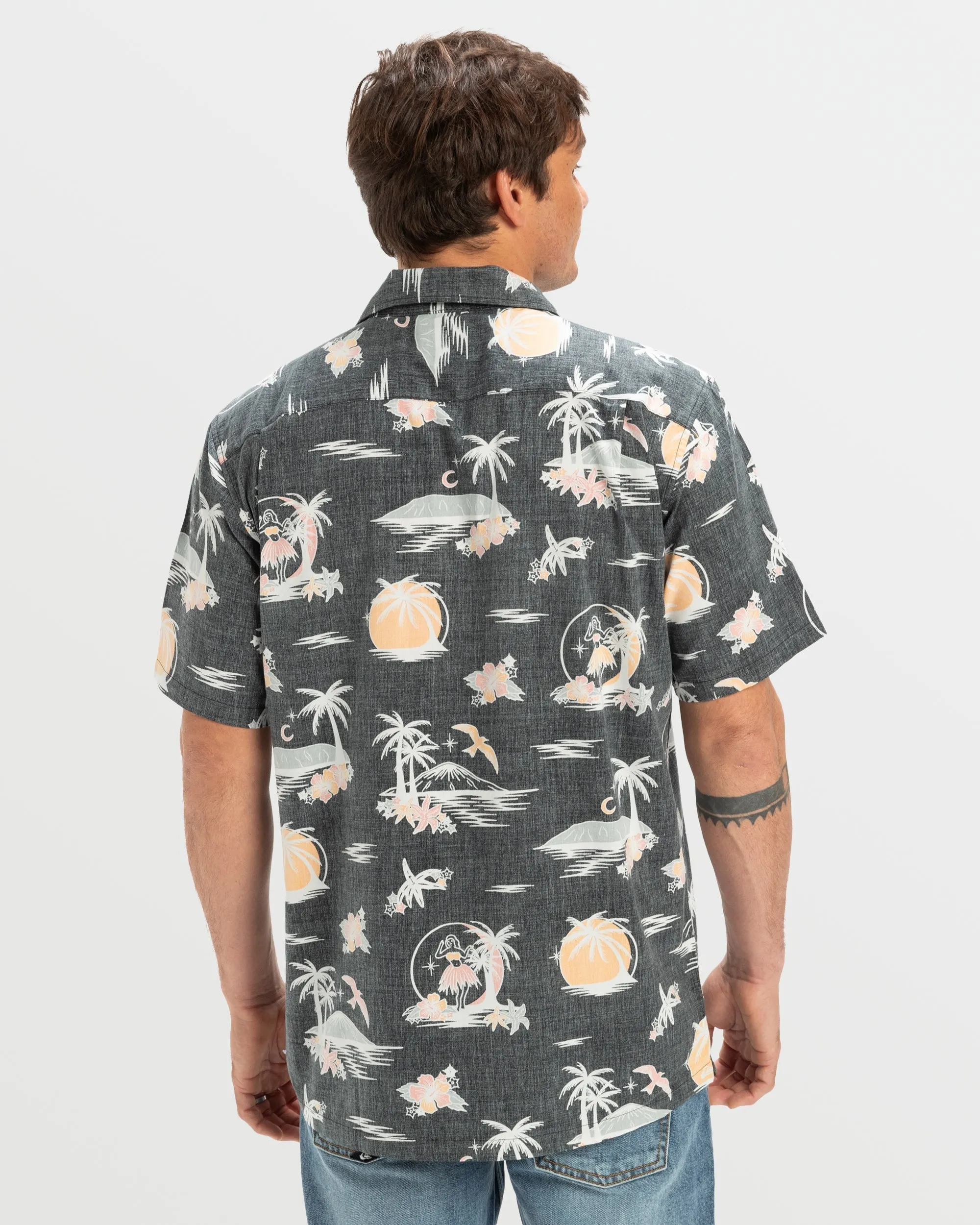 DNA Destination Island Short Sleeve Shirt - Black sold by Quiksilver product image thumbnail 2