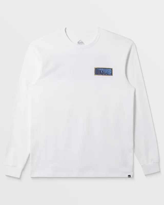 Crossed Out Long Sleeve T-Shirt - White sold by Quiksilver
