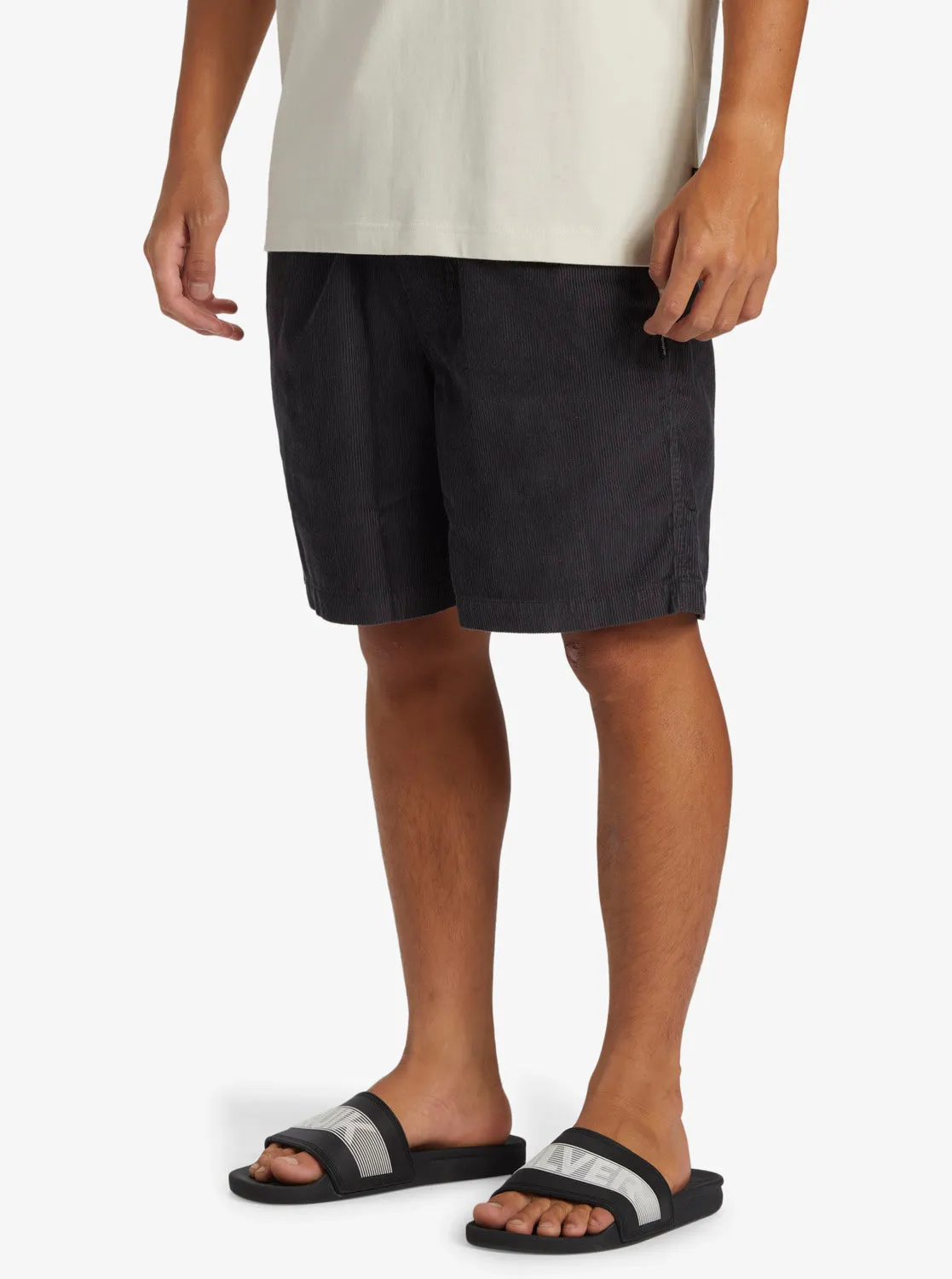 Taxer Corduroy Shorts - Tarmac sold by Quiksilver product image thumbnail 4