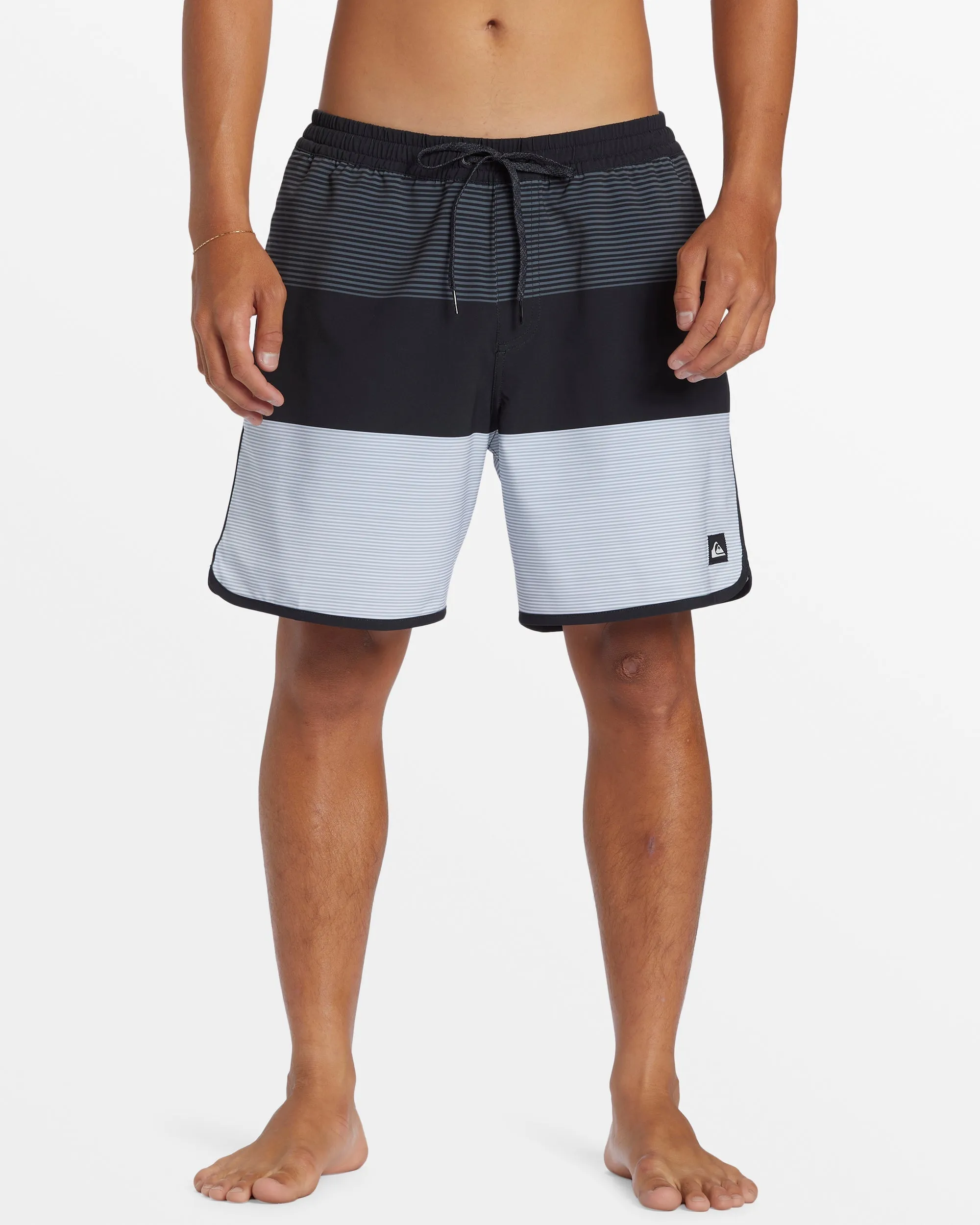 Surfsilk Tijuana 17" Swim Trunks - Black sold by Quiksilver