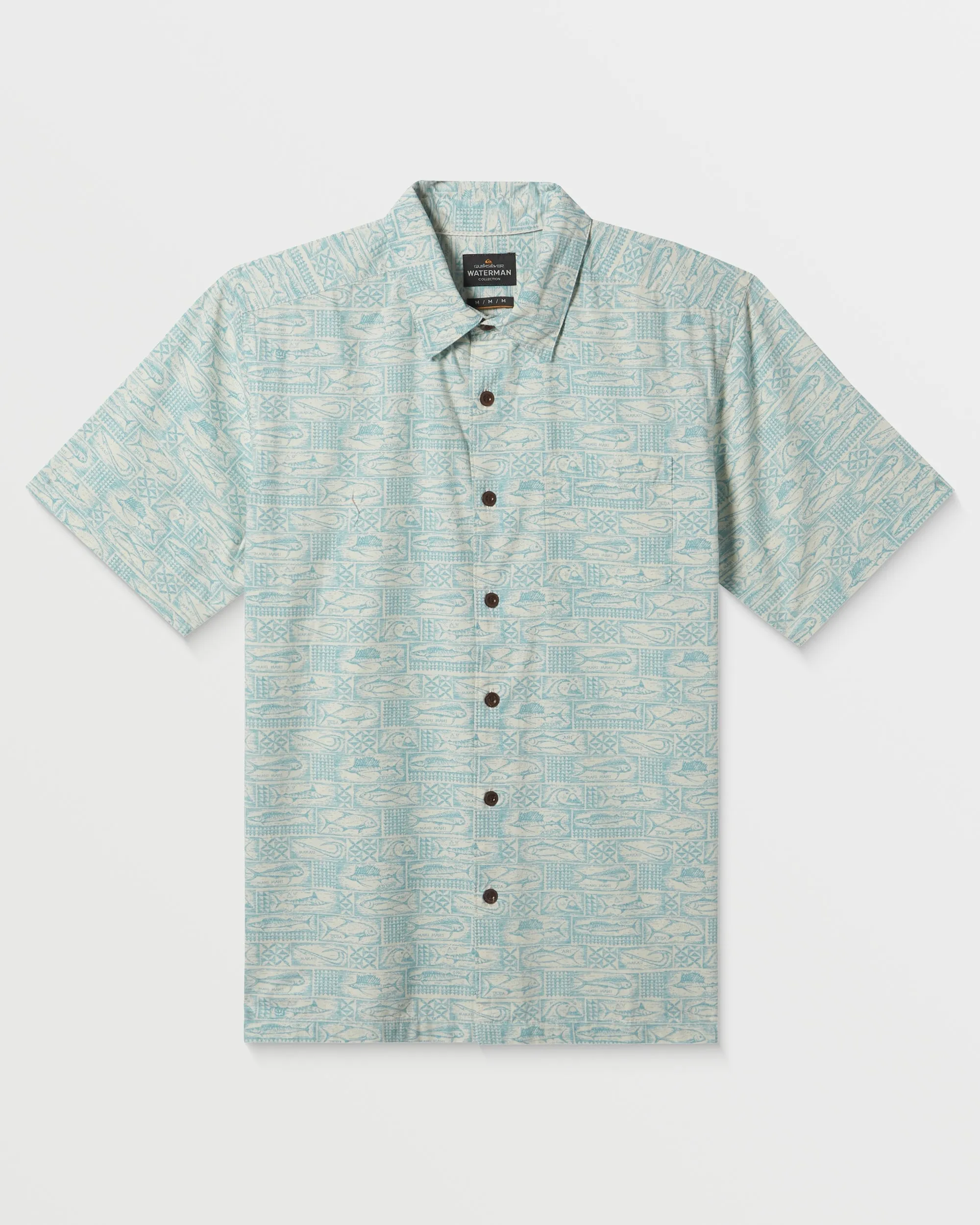 Waterman Hana Bay Shirt - Reef Waters Print sold by Quiksilver