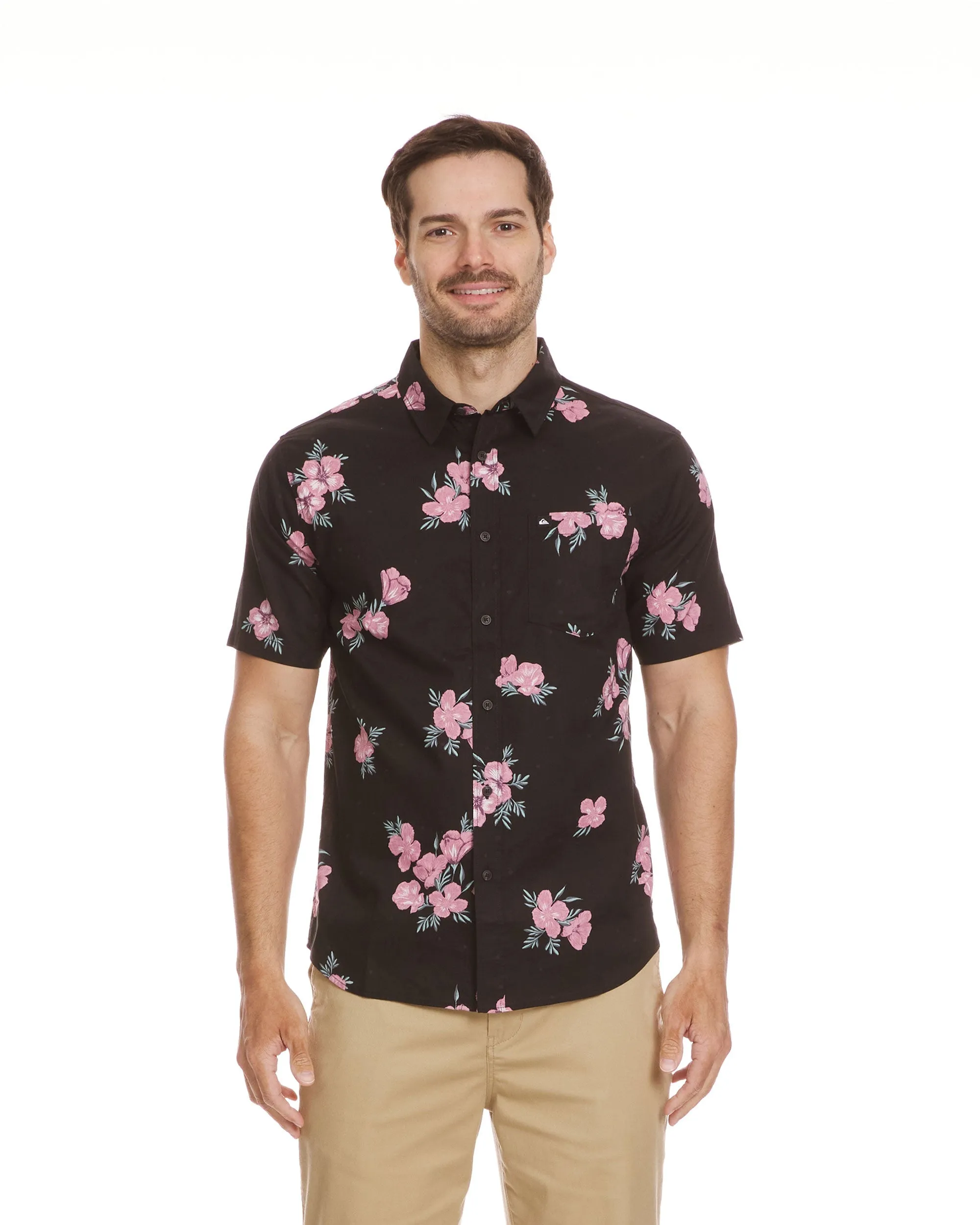 Habitats Classic Short Sleeve Shirt - Black sold by Quiksilver