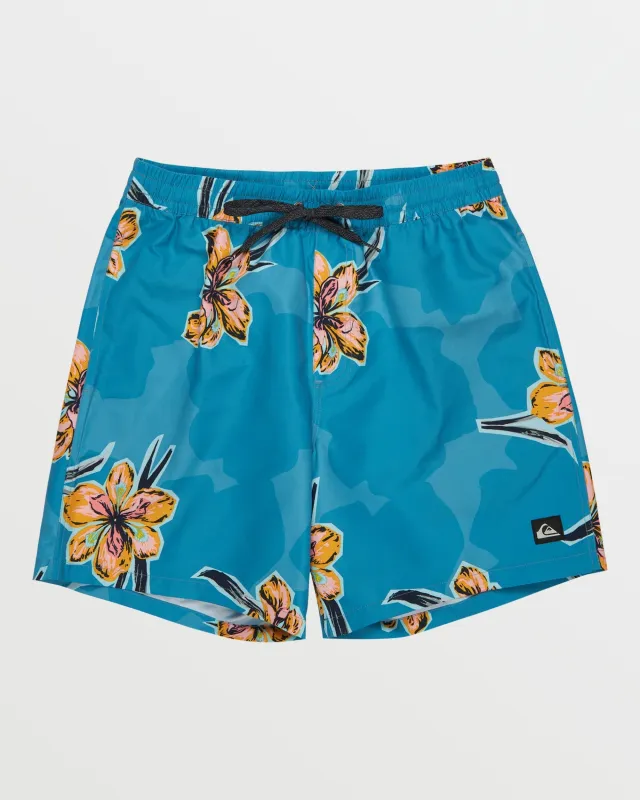 Everyday Mix 17" Swim Trunks - Crystal Seas Print sold by Quiksilver