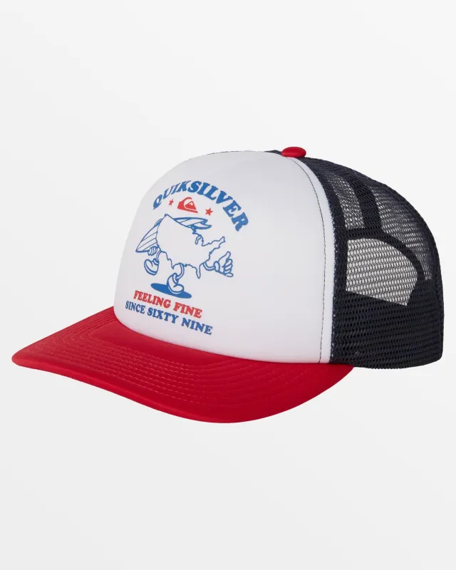 Emu Coop Trucker Hat - White sold by Quiksilver