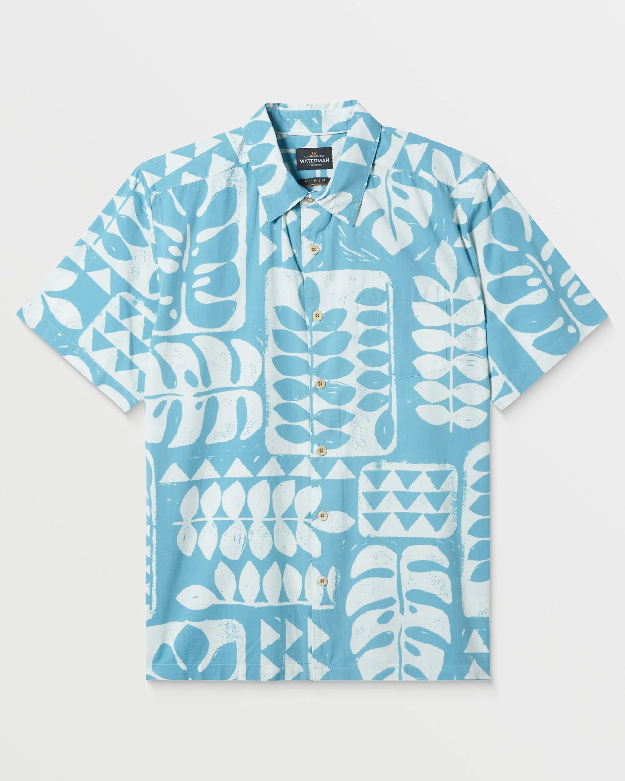 Waterman Turtle Island Shirt - Reef Waters Print sold by Quiksilver