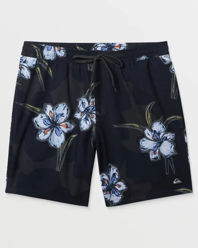 Everyday Mix 17" Swim Trunks - Tarmac Print Print sold by Quiksilver