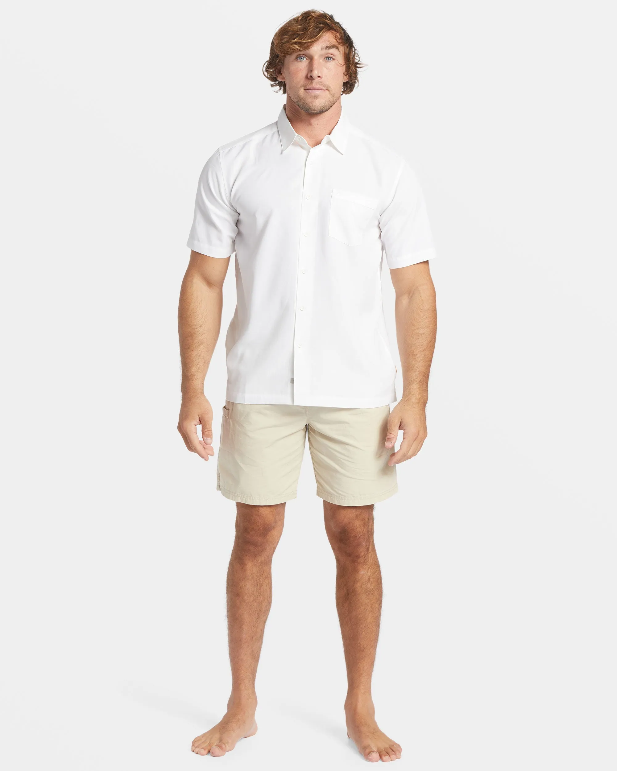 Waterman Centinela Premium Anti-Wrinkle Shirt - White Centinella sold by Quiksilver product image thumbnail 3