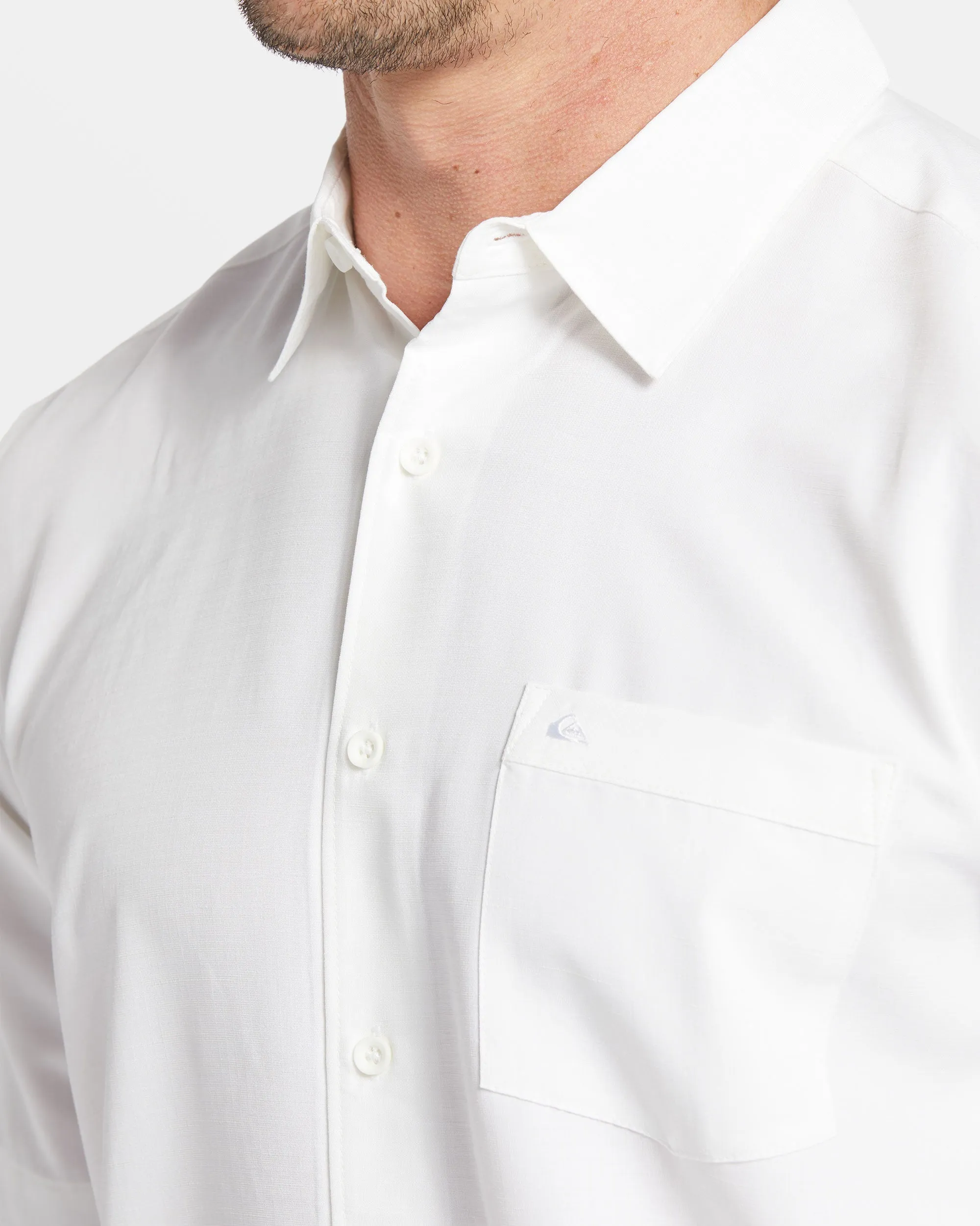 Waterman Centinela Premium Anti-Wrinkle Shirt - White Centinella sold by Quiksilver product image thumbnail 5