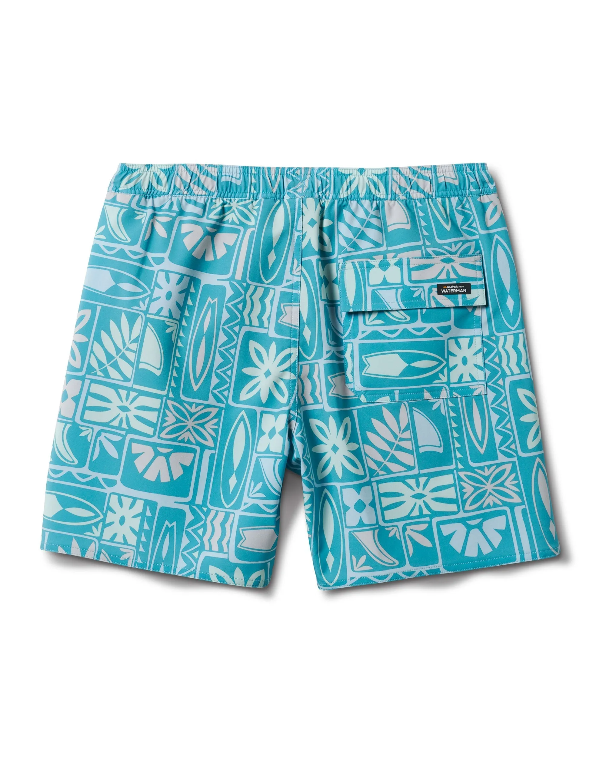Waterman Borderline 17" Volley Swim Trunk - Beach Blue sold by Quiksilver product image thumbnail 2