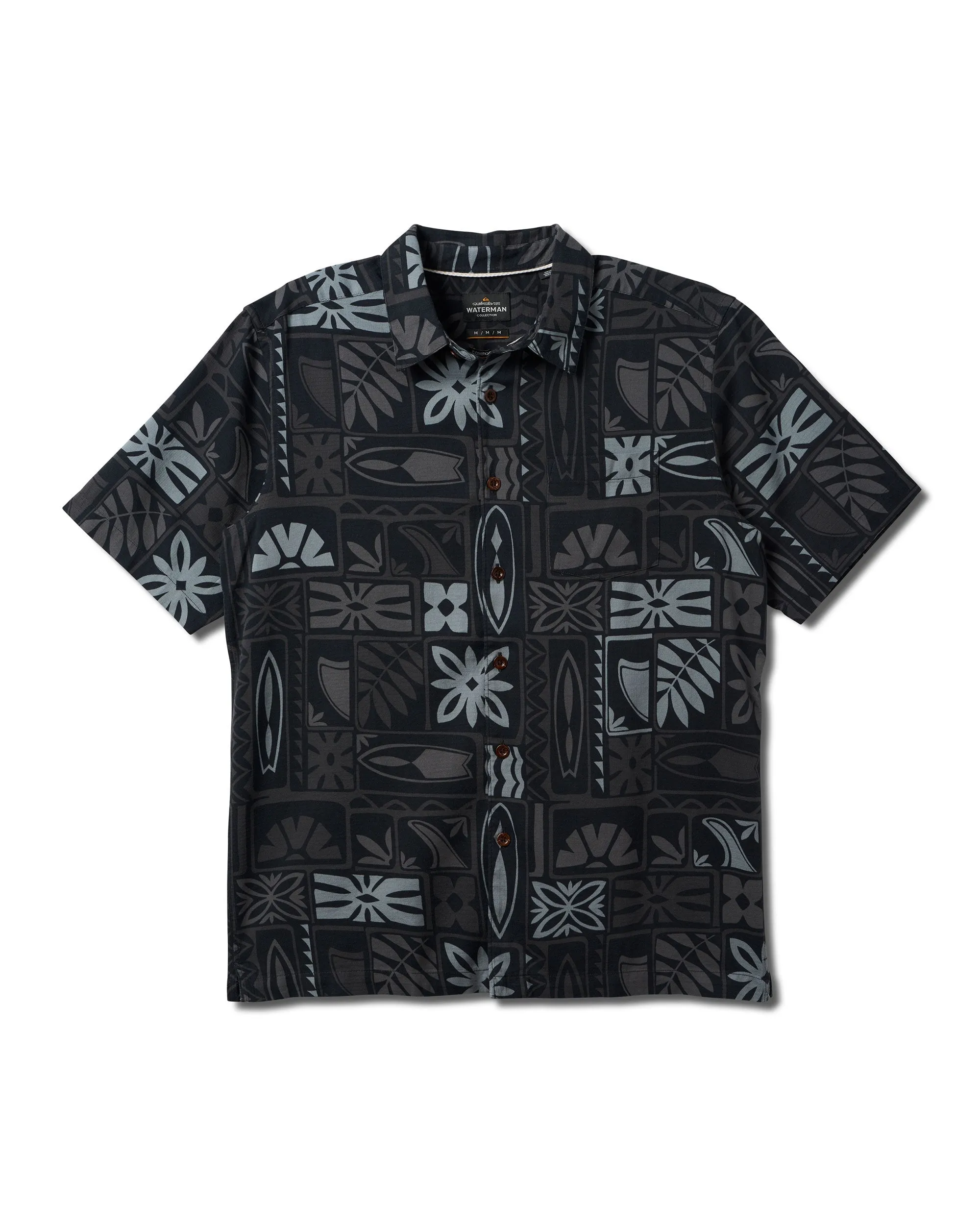 Waterman Boarder Line Shirt - Phantom sold by Quiksilver