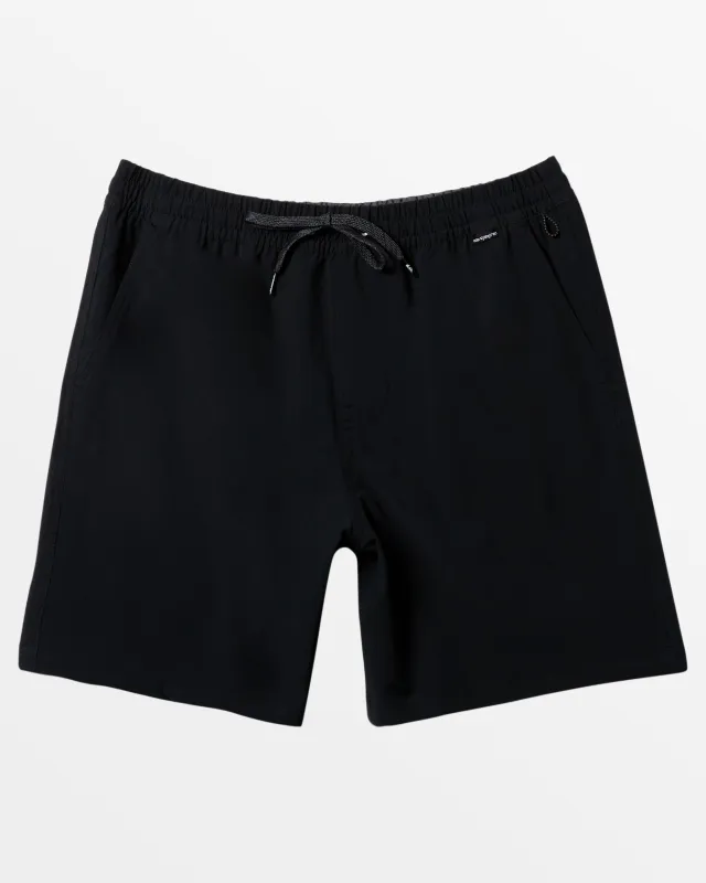 Taxer Amphibian 18" Hybrid Shorts - Black sold by Quiksilver