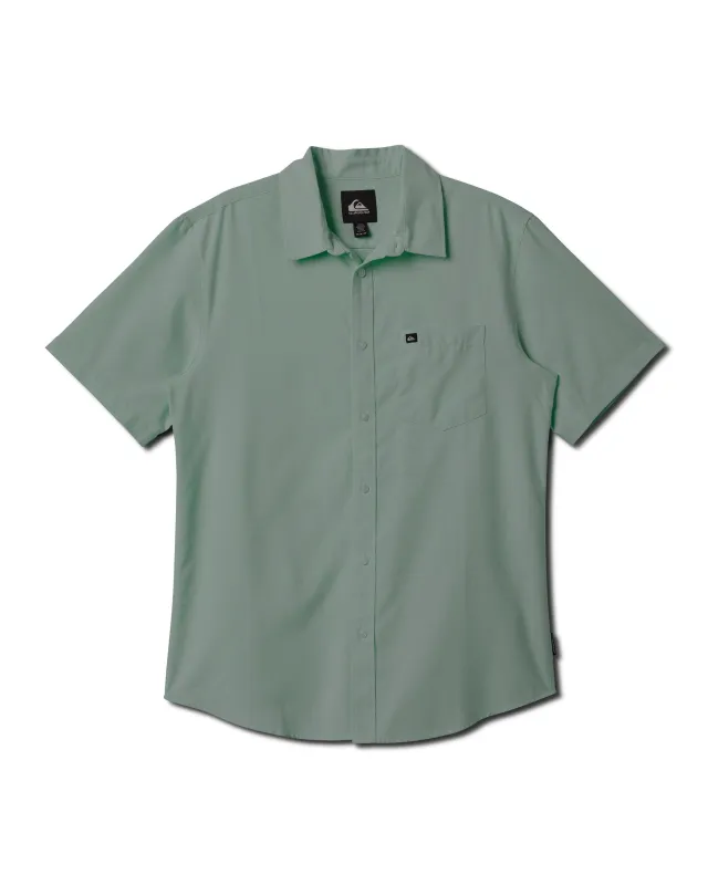 Shoreline Classic Short Sleeve Shirt - Jade Grey sold by Quiksilver