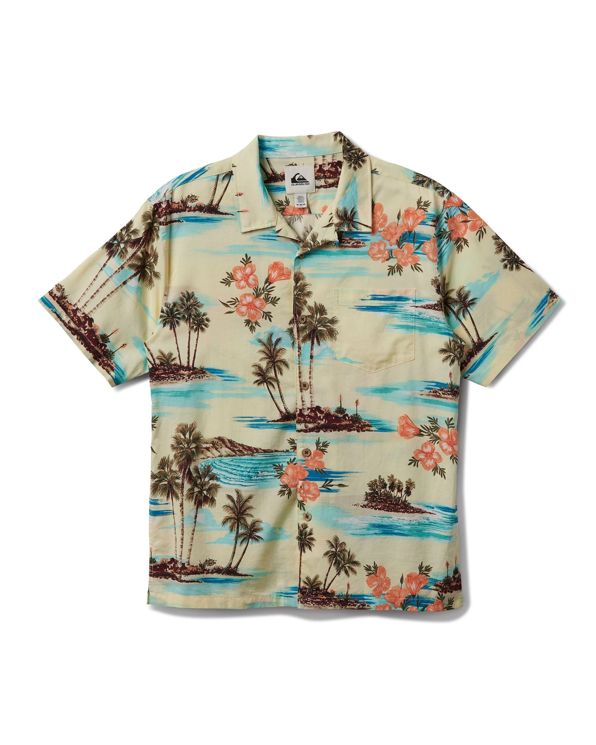 Scenic Island Short Sleeve Shirt - Pale Yellow sold by Quiksilver product image thumbnail 4