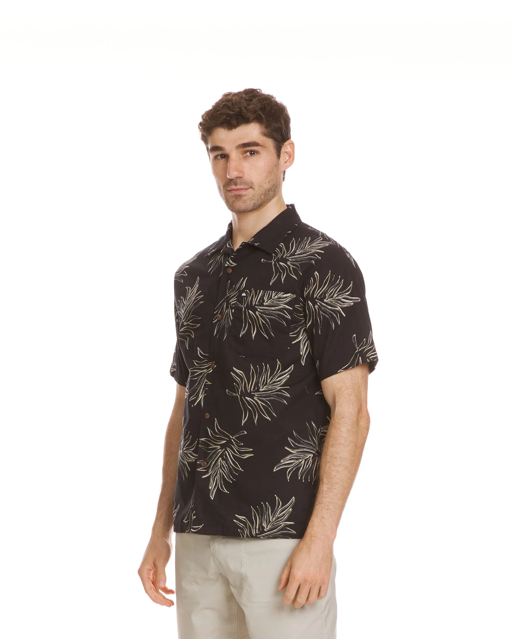 Island Palms Casual Short Sleeve Shirt - Black sold by Quiksilver product image thumbnail 3
