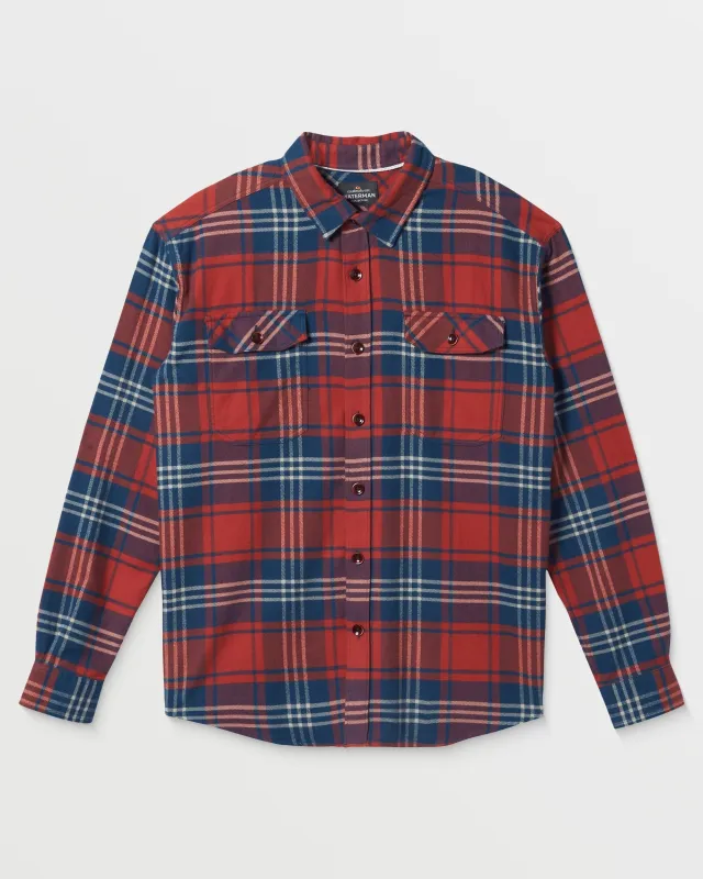Waterman Revolution Flannel - Majolica Print sold by Quiksilver