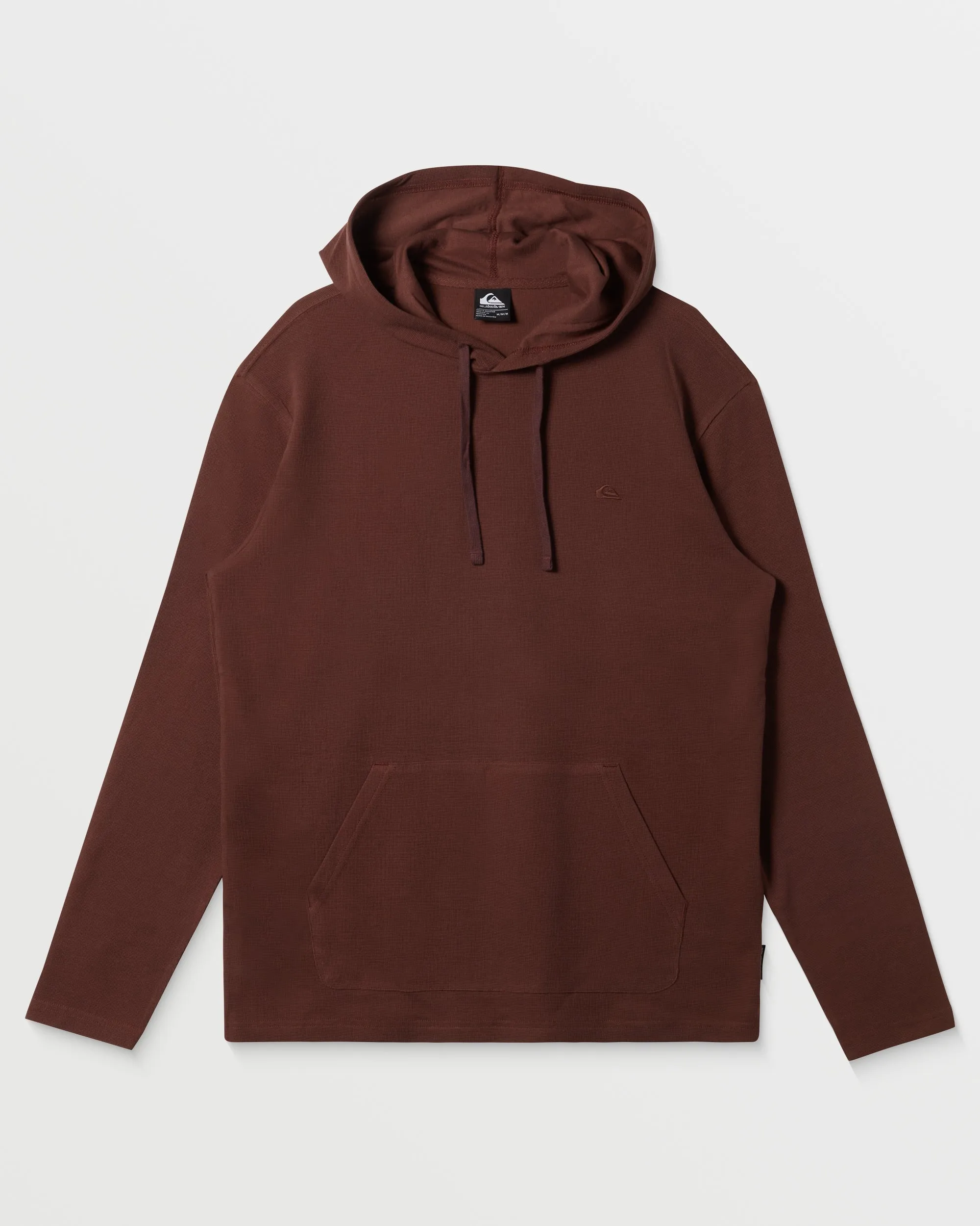 Drills Long Sleeve Thermal Hoodie - Brown Stone sold by Quiksilver