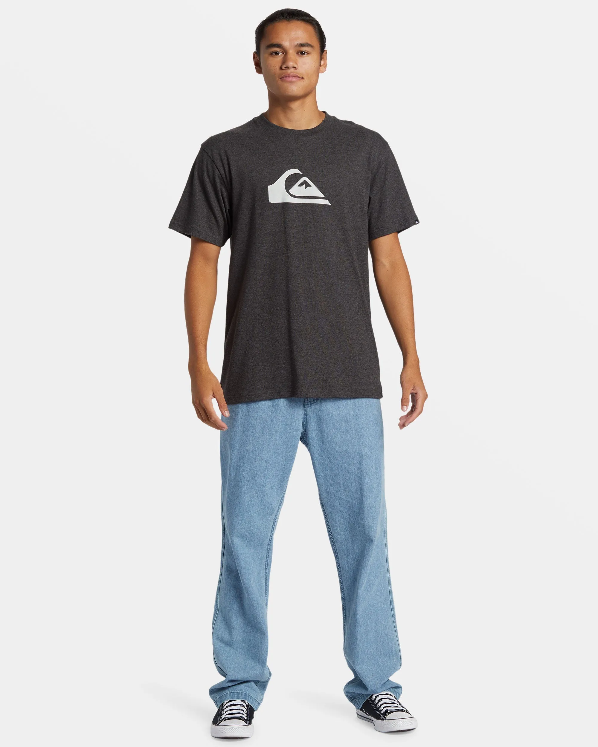 Comp Logo T-Shirt - Charcoal Heather sold by Quiksilver product image thumbnail 3