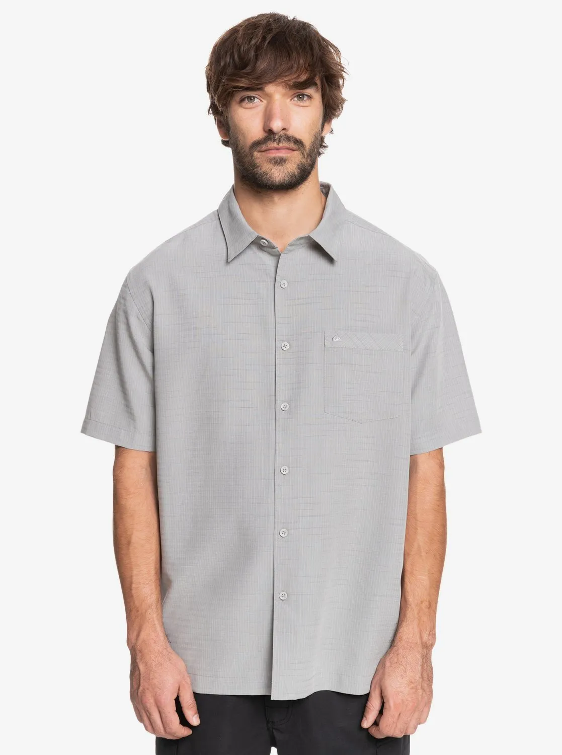Waterman Centinela Premium Anti-Wrinkle Shirt - Flint Gray Centinella sold by Quiksilver product image thumbnail 3