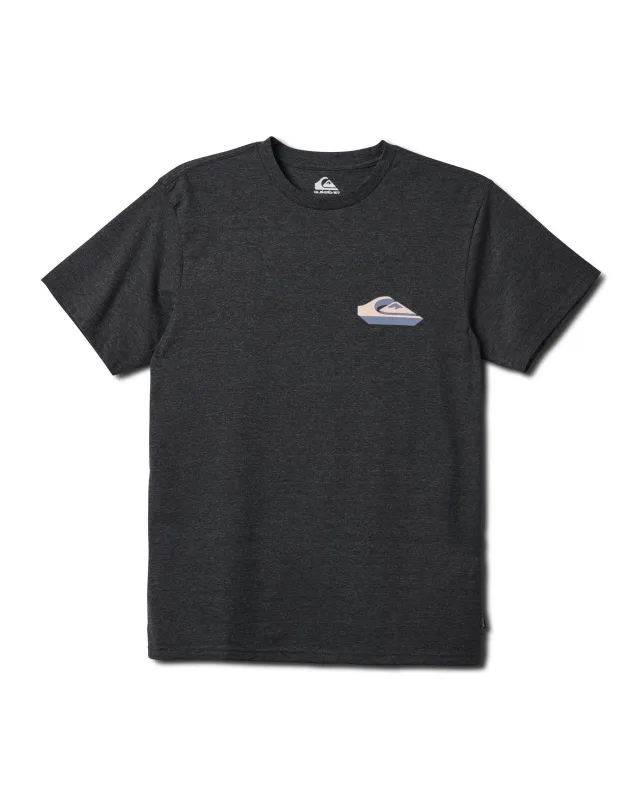 Blocked T-Shirt - Charcoal Heather sold by Quiksilver