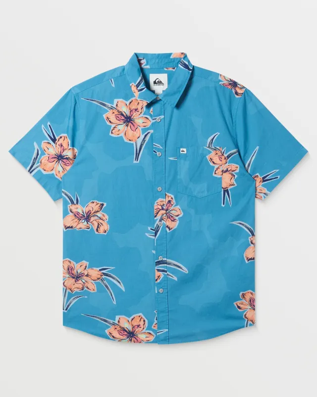 Apero Organic Classics Short Sleeve Shirt - Navagio Bay Print sold by Quiksilver