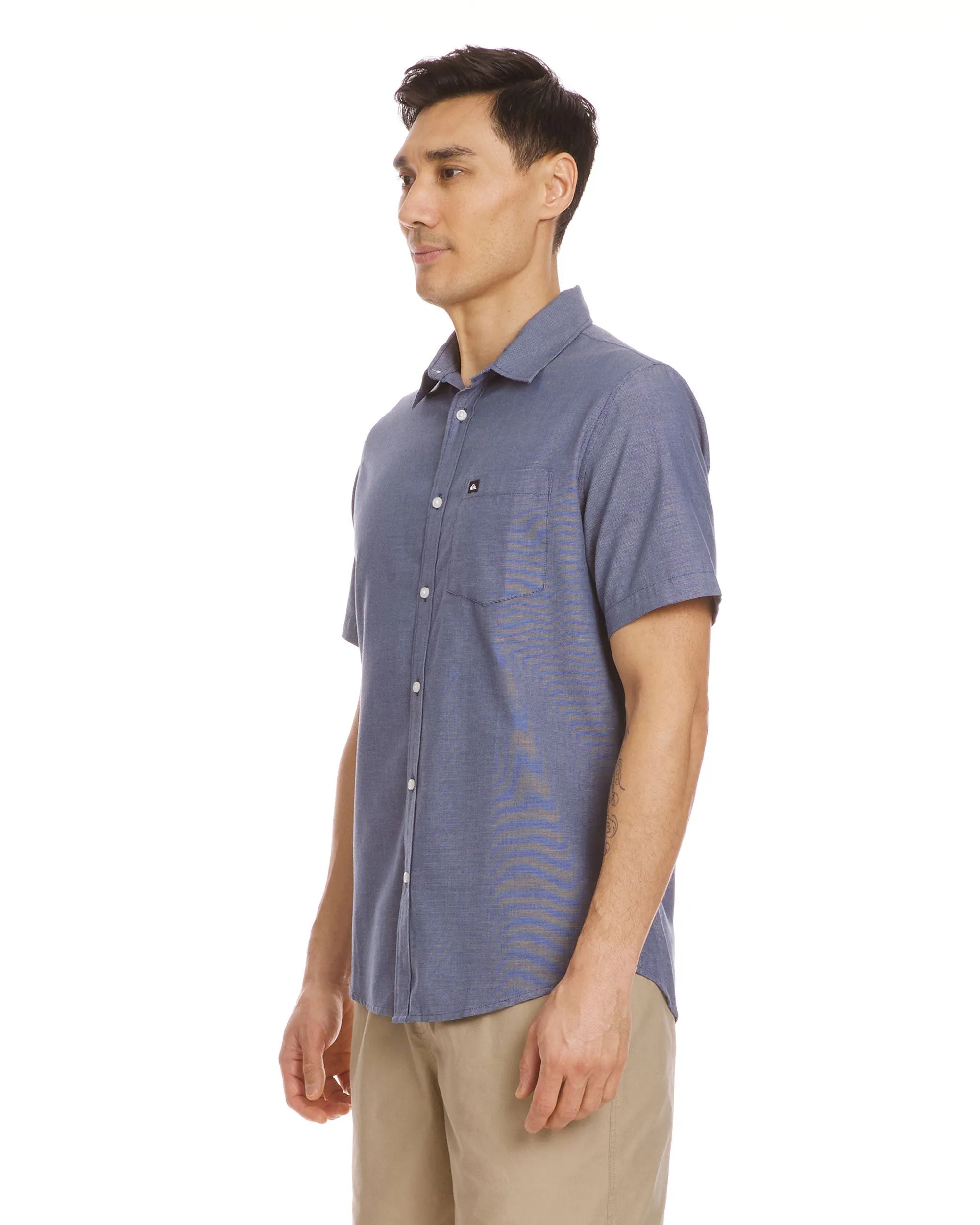 Shoreline Classic Short Sleeve Shirt - Navy sold by Quiksilver product image thumbnail 3