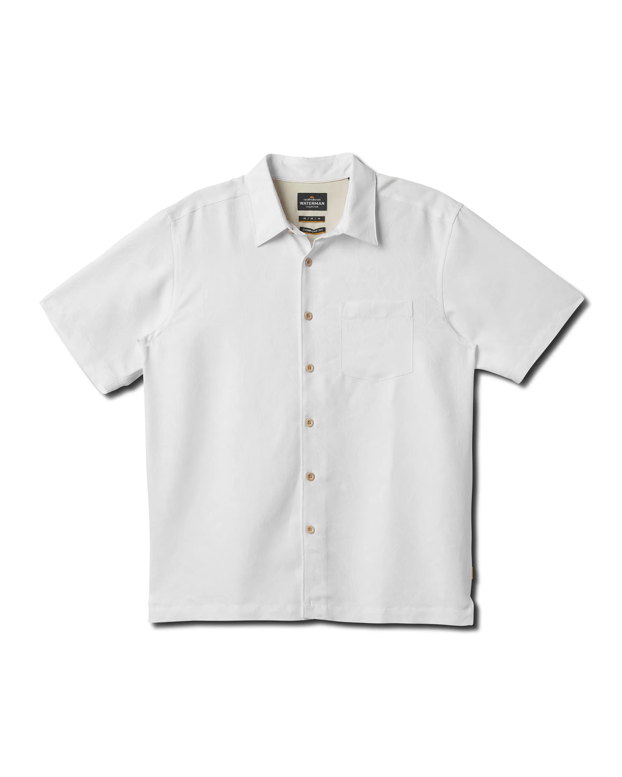 Waterman Island Jungle Shirt - White sold by Quiksilver
