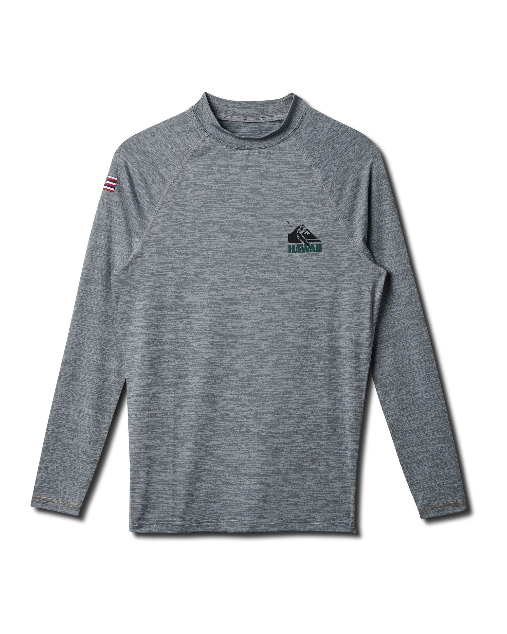 Hawaii UPF 50 Long Sleeve Surf Tee - Camo sold by Quiksilver