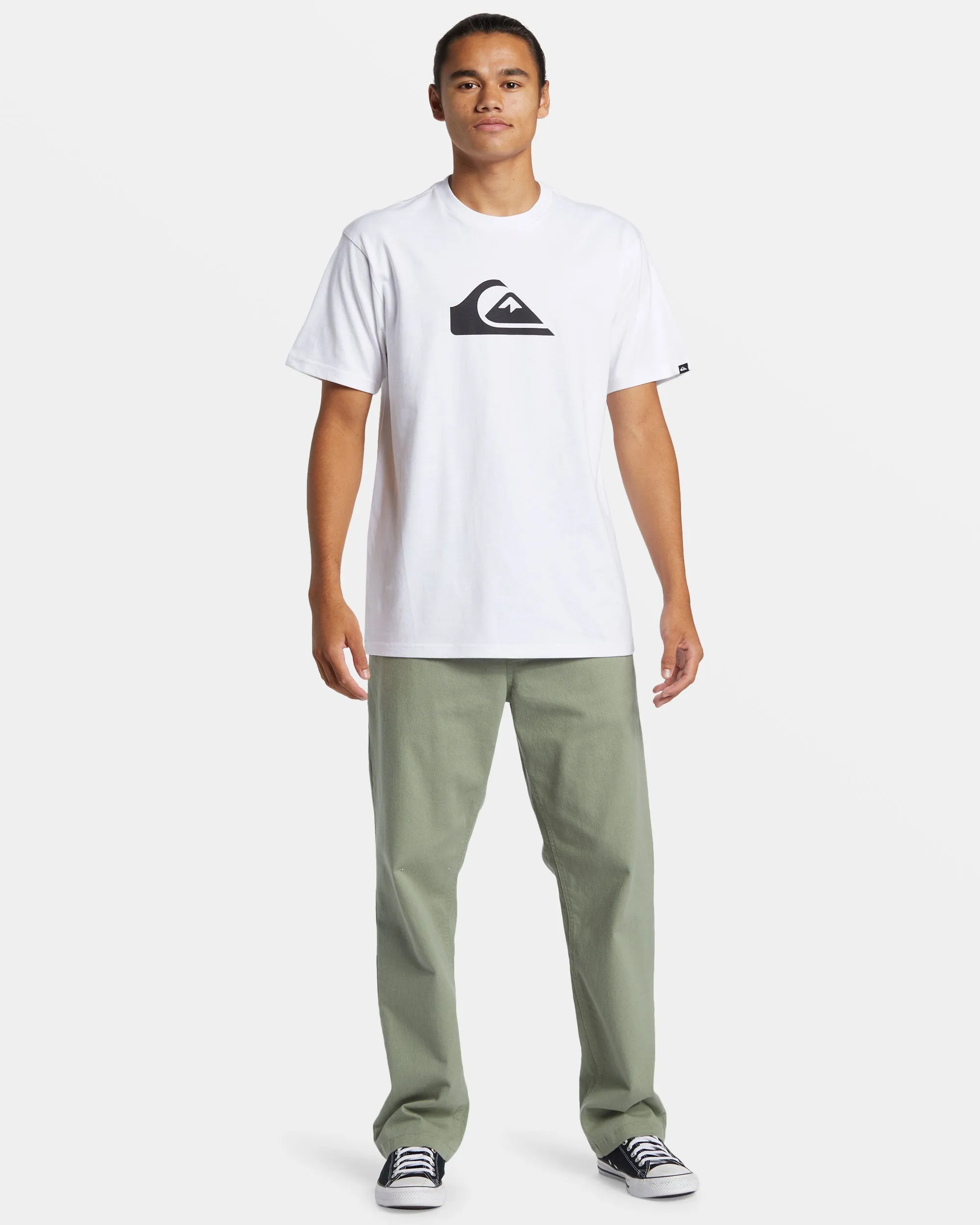 Comp Logo T-Shirt - White sold by Quiksilver product image thumbnail 3