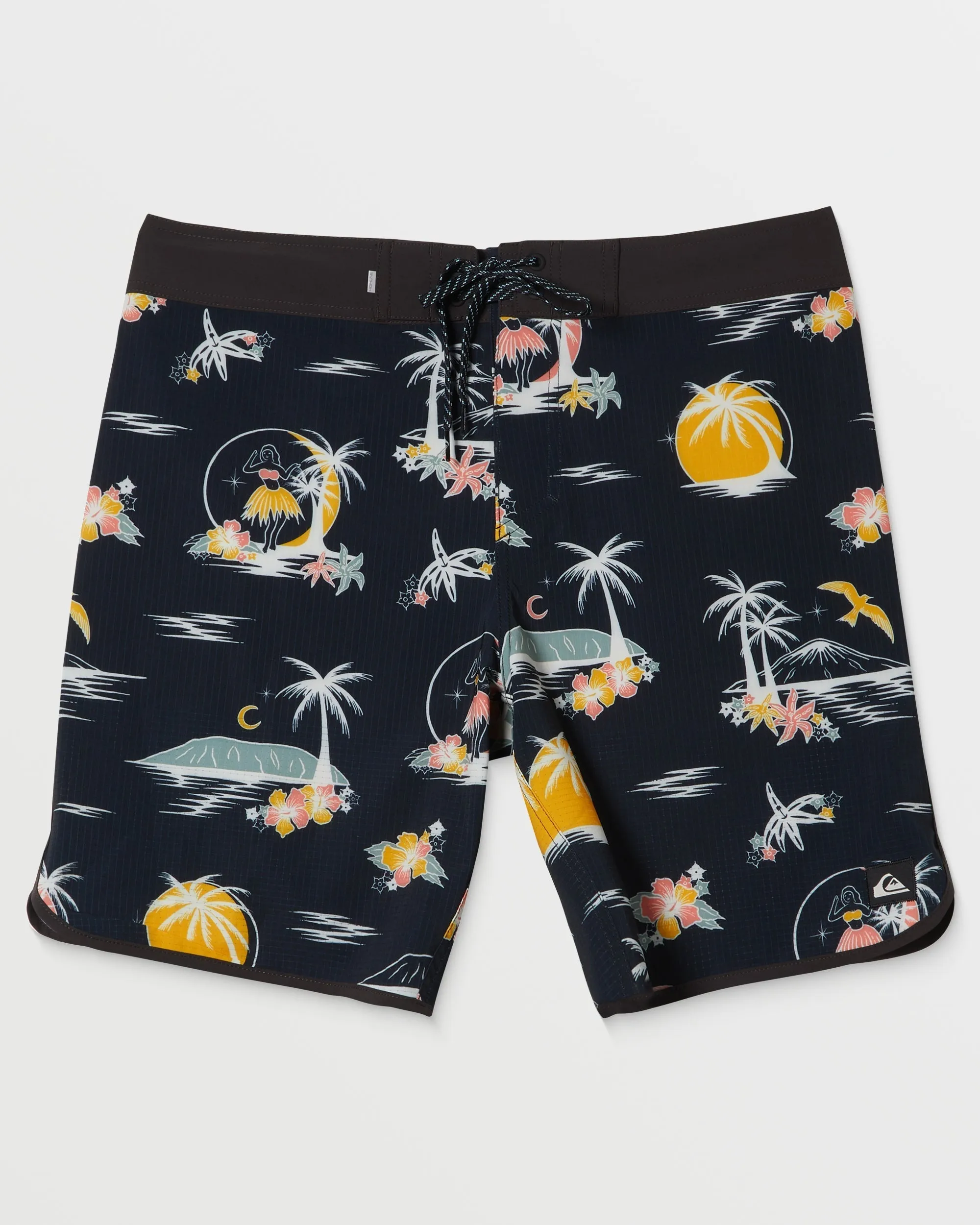 Highline Scallop 19" Boardshorts - Black sold by Quiksilver