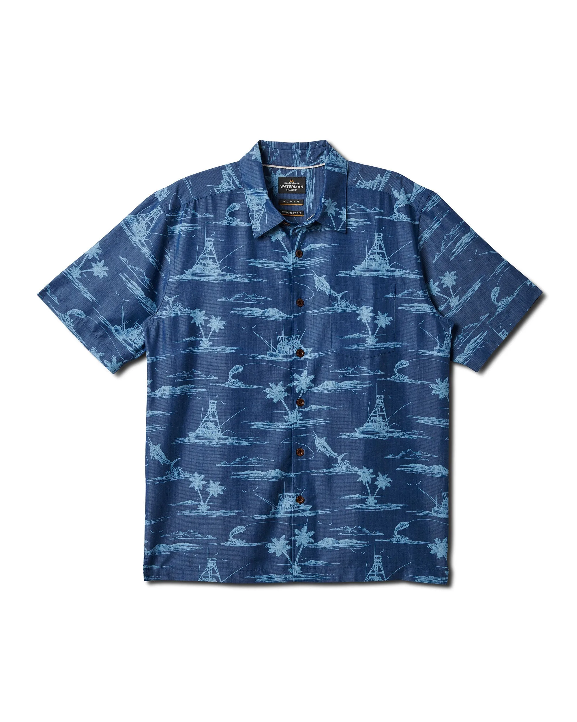 Waterman Paradise Found Shirt - Wave sold by Quiksilver