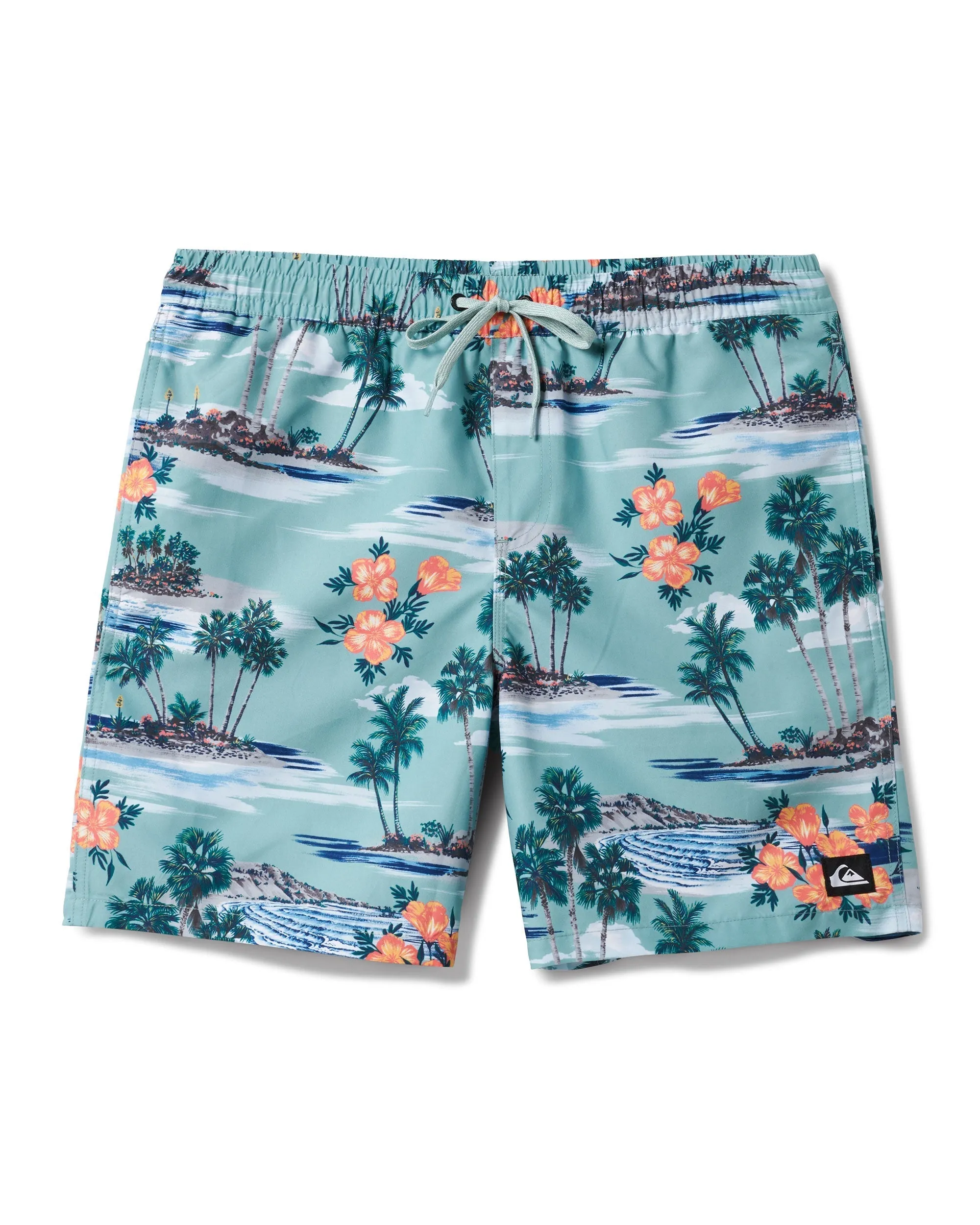 Everyday Mix 17" Swim Trunks - Jade Grey sold by Quiksilver