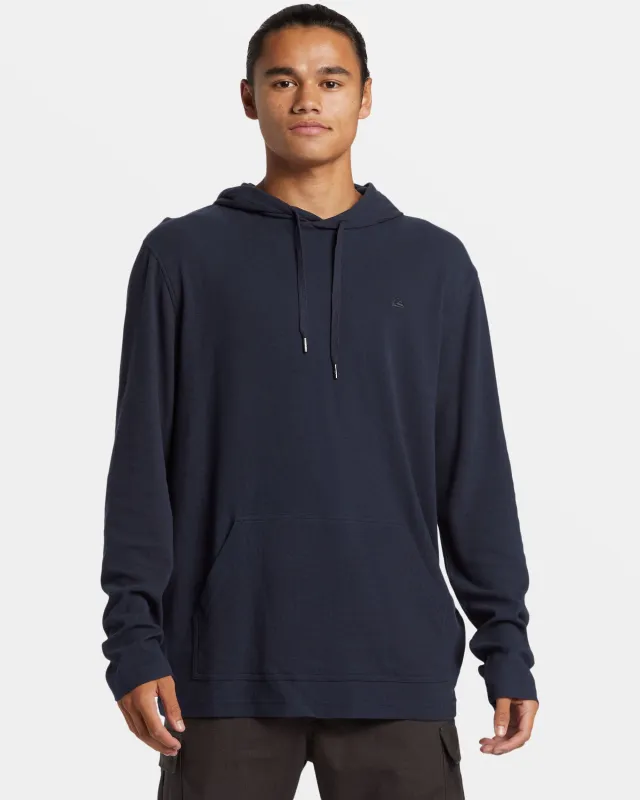 Drills Long Sleeve Thermal Hoodie - Dark Navy sold by Quiksilver