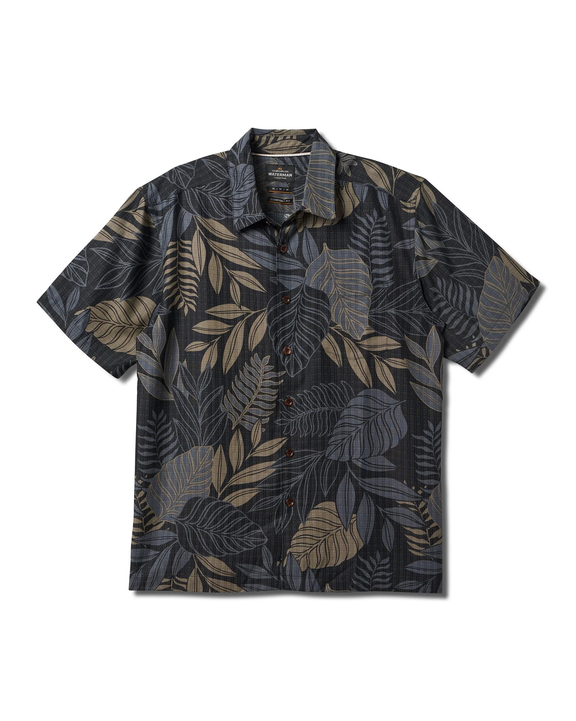 Waterman White Sands Shirt - Phantom sold by Quiksilver