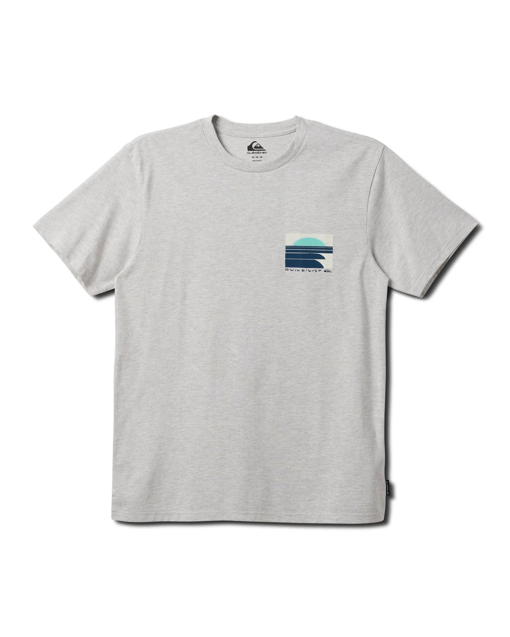 Incoming T-Shirt - Silver White Heather sold by Quiksilver