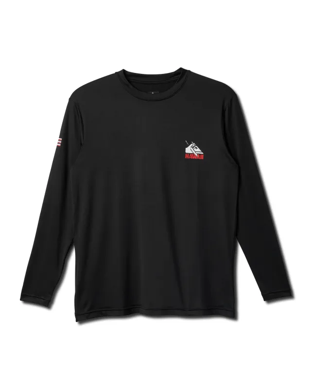 Hawaii Long Sleeve Surf Tee - Granite Gray sold by Quiksilver