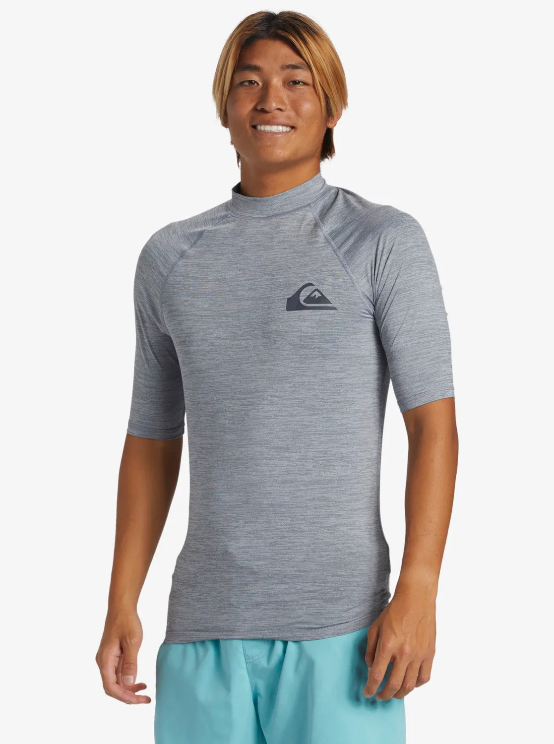 Everyday UPF 50 Short Sleeve Rashguard - Quarry Heather sold by Quiksilver product image thumbnail 4