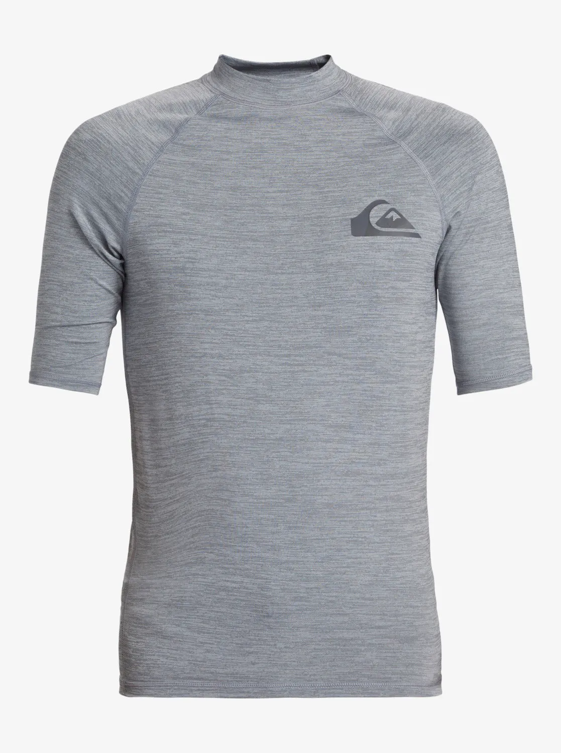 Everyday UPF 50 Short Sleeve Rashguard - Quarry Heather sold by Quiksilver