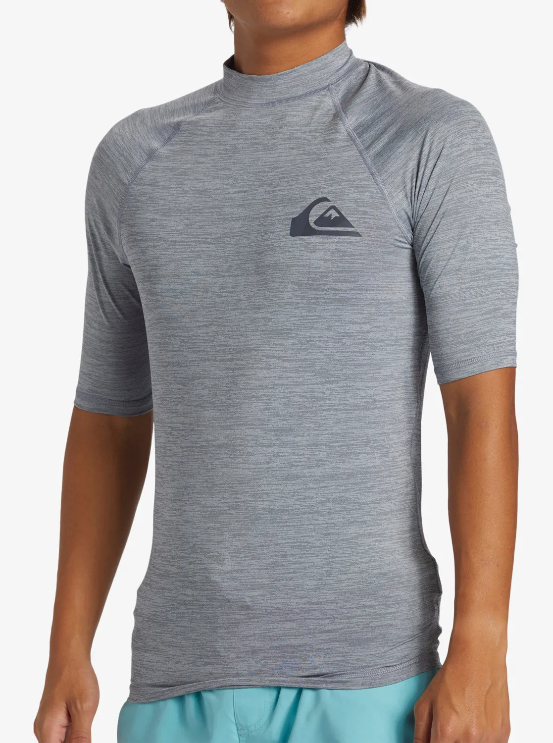 Everyday UPF 50 Short Sleeve Rashguard - Quarry Heather sold by Quiksilver product image thumbnail 5