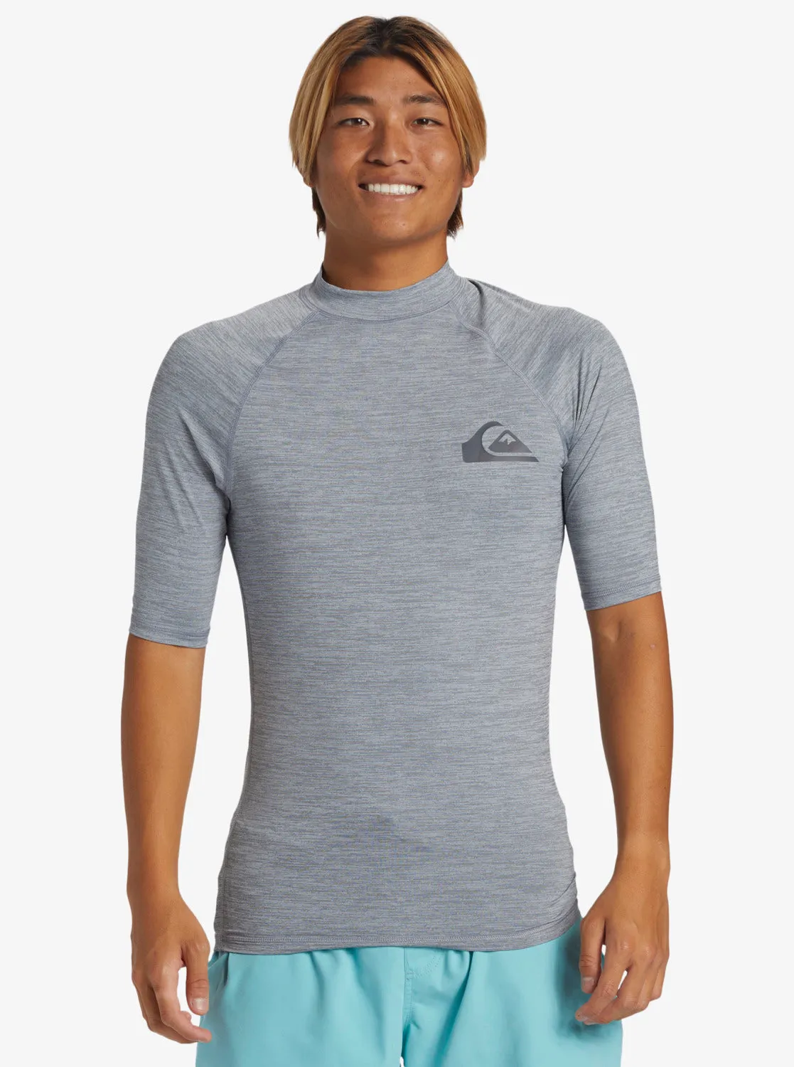 Everyday UPF 50 Short Sleeve Rashguard - Quarry Heather sold by Quiksilver product image thumbnail 3