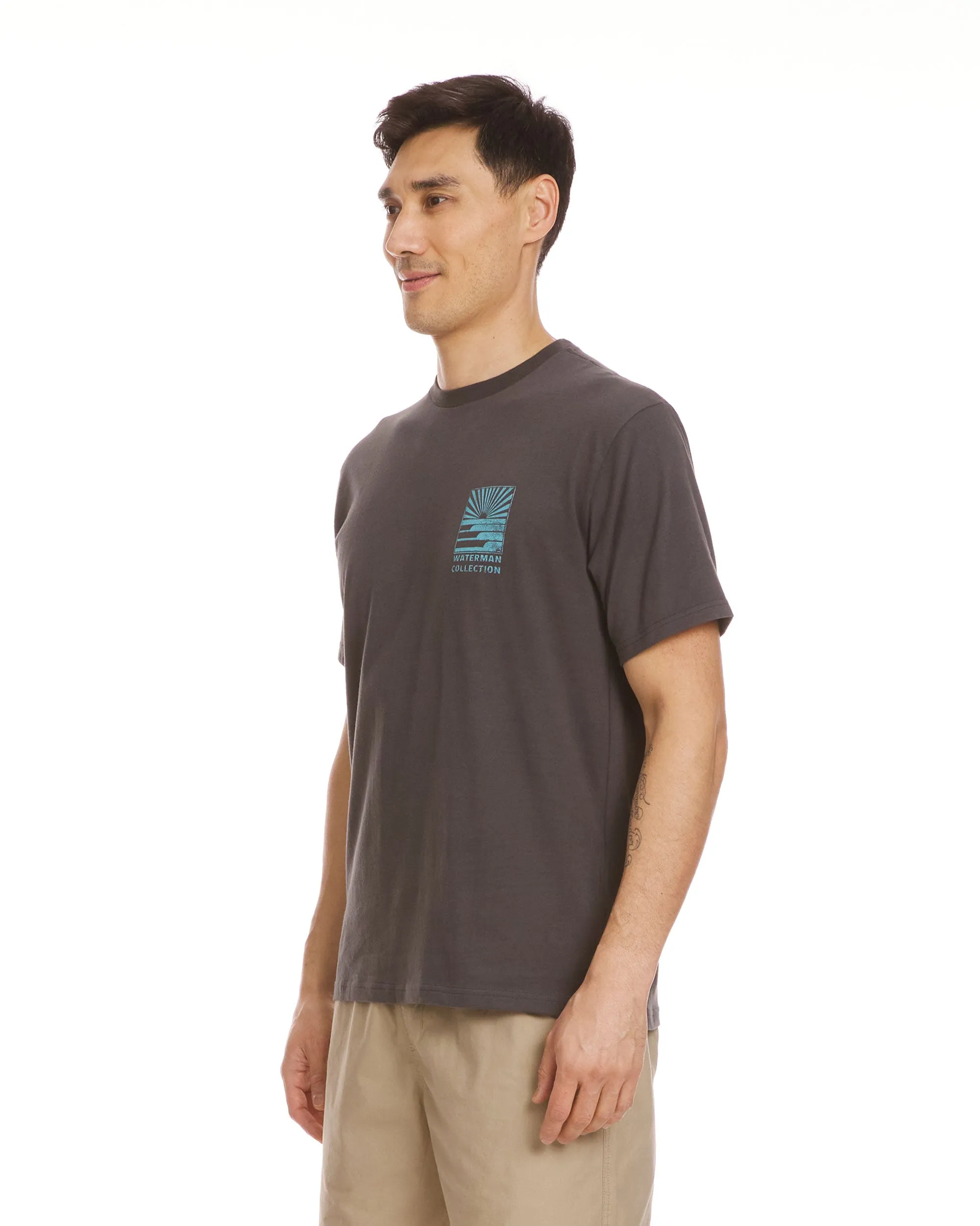 Waterman Early Bird T-Shirt - Phantom sold by Quiksilver product image thumbnail 3