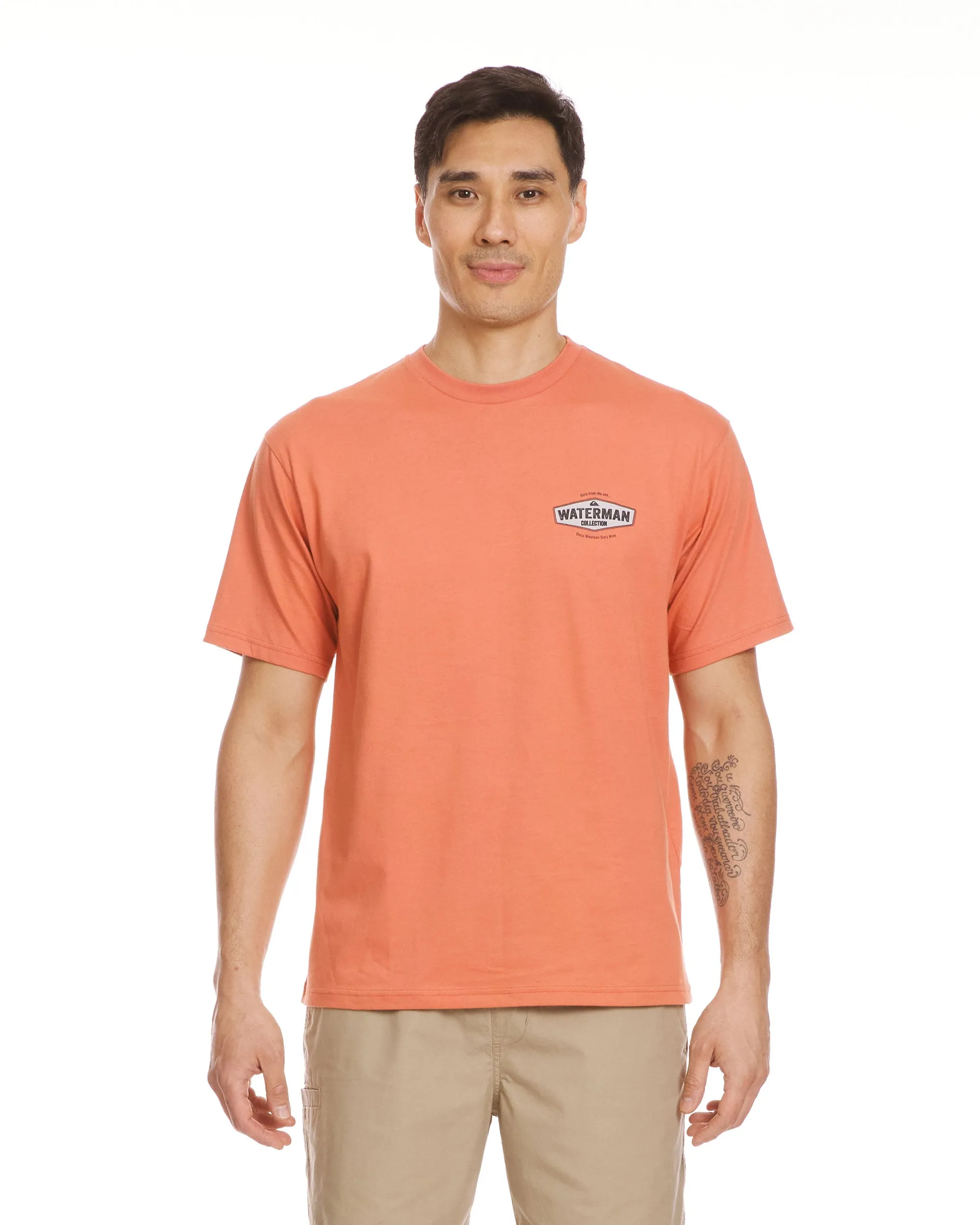 Waterman Banner T-Shirt - Apricot sold by Quiksilver