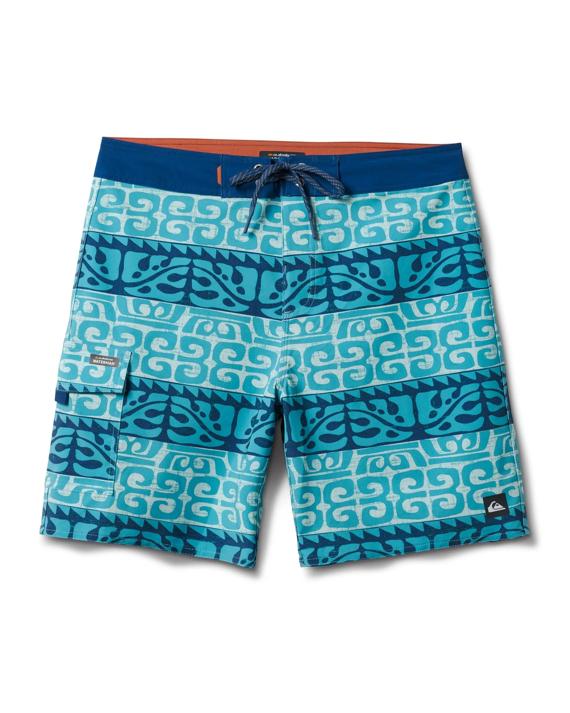 Waterman Stacked Boardshorts - Aqua sold by Quiksilver