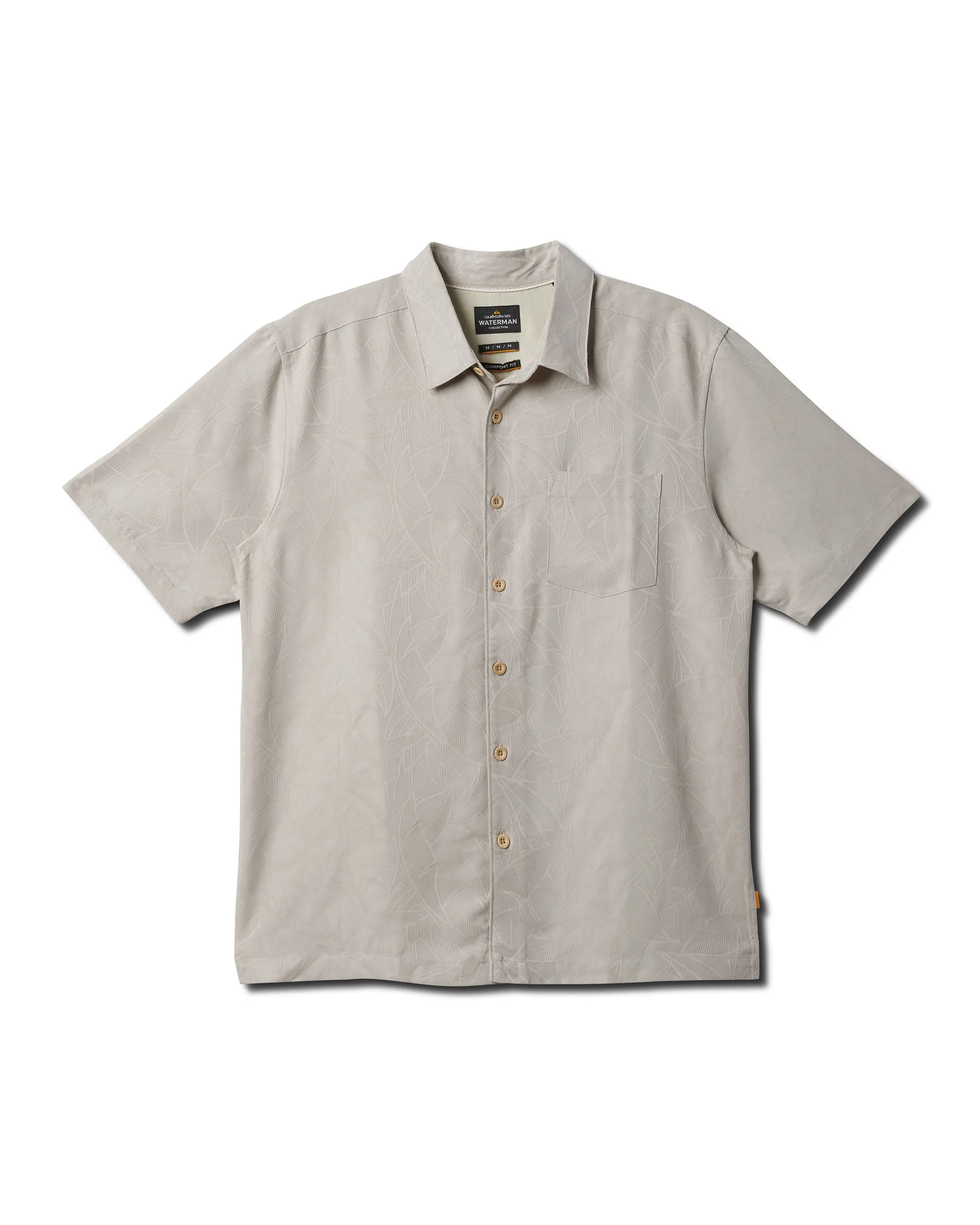 Waterman Island Jungle Shirt - Pelican sold by Quiksilver